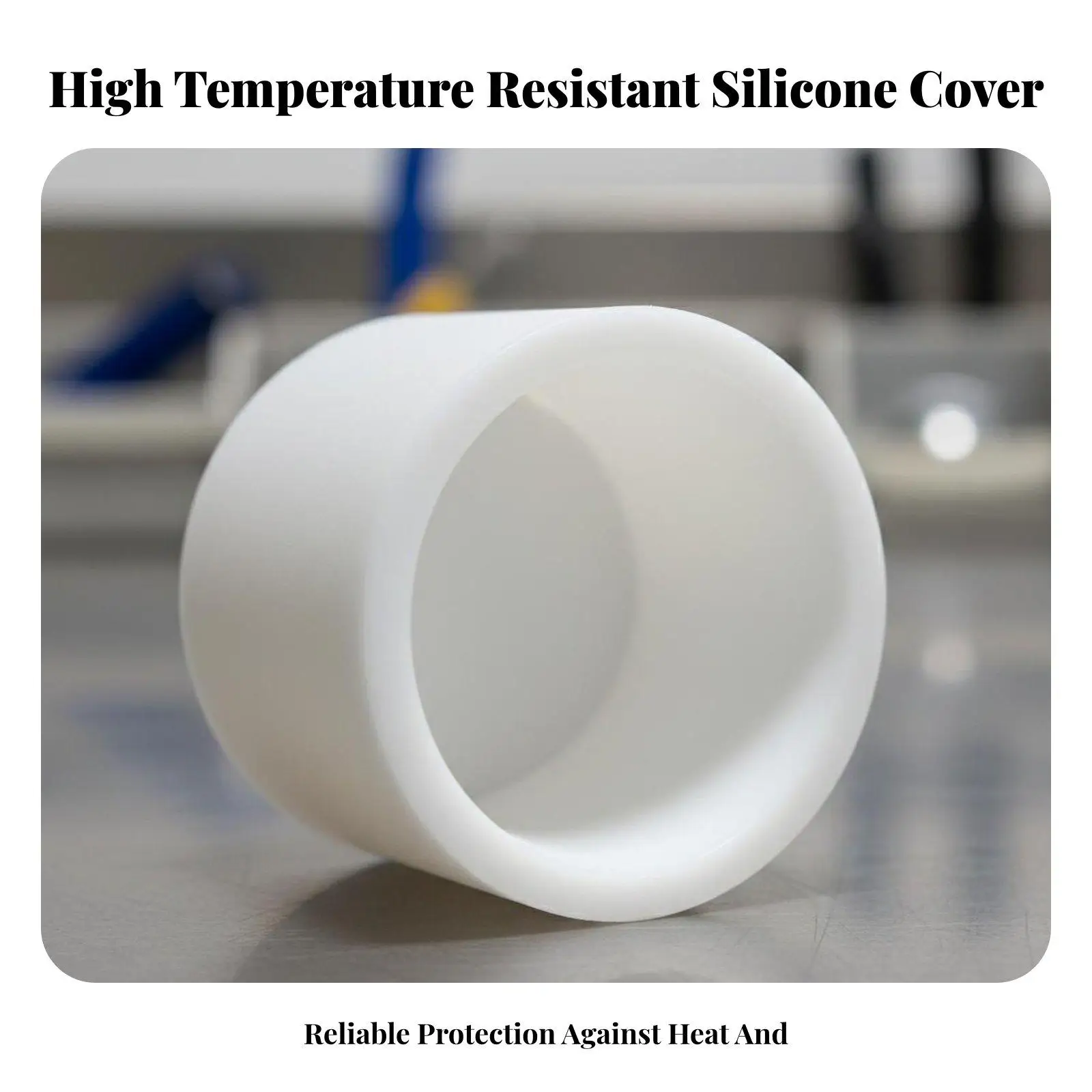 Heat Resistant Silicone Cap for Steel Pipe Rod End Cover Dust Proof Plug Tube Protection Sleeve for Workshop