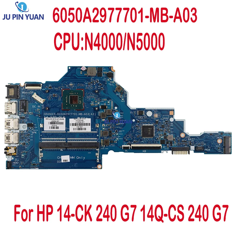 

L23236-001 L23236-601 For HP TPN-I131 14-CK 240 G7 Laptop Motherboard With N4000 N5000 CPU 6050A2977701 14-STD-GLK