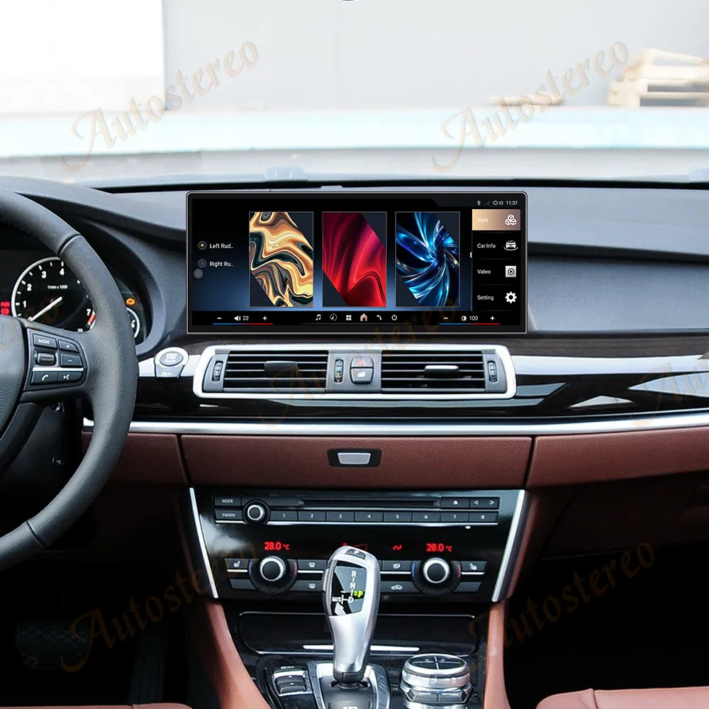 ID9 12.9 Ultra Dual BT Carplay Android 14 Car GPS Navigation For BMW 5GT F07 2009-2017 Head Unit Multimedia Player Radio Media