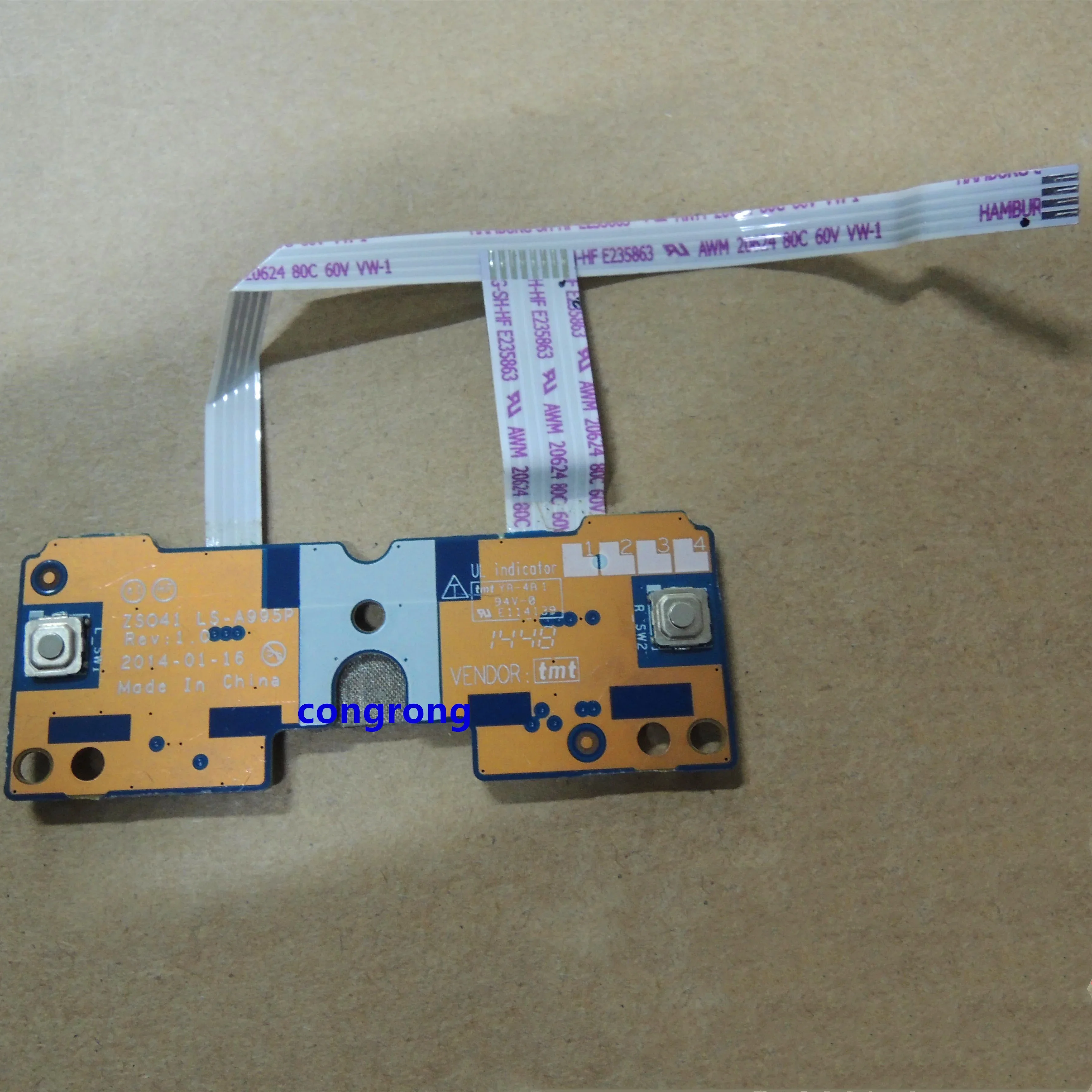 For HP 240 242 246 248 G1 14-R 14-G Laptop Touchpad Buttons Touch Buttons Mouse Buttons Left and Right Buttons ZSO41 LS-A995P