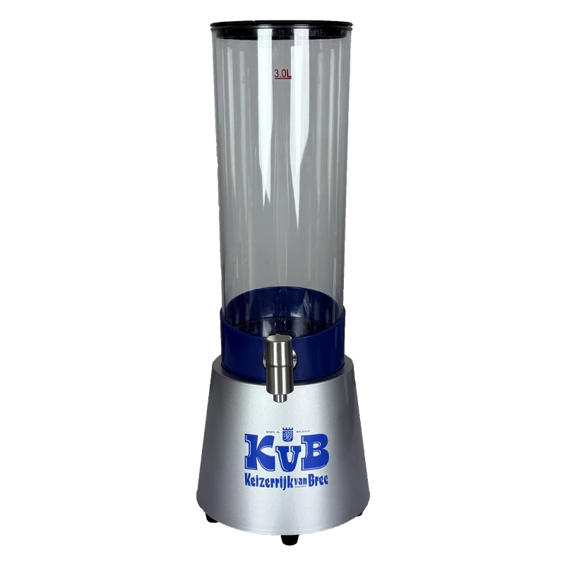 

Bar Nightclub Party 3L LED Draft Beer Drink Dispenser Beer Tower with Stainless Steel Faucet