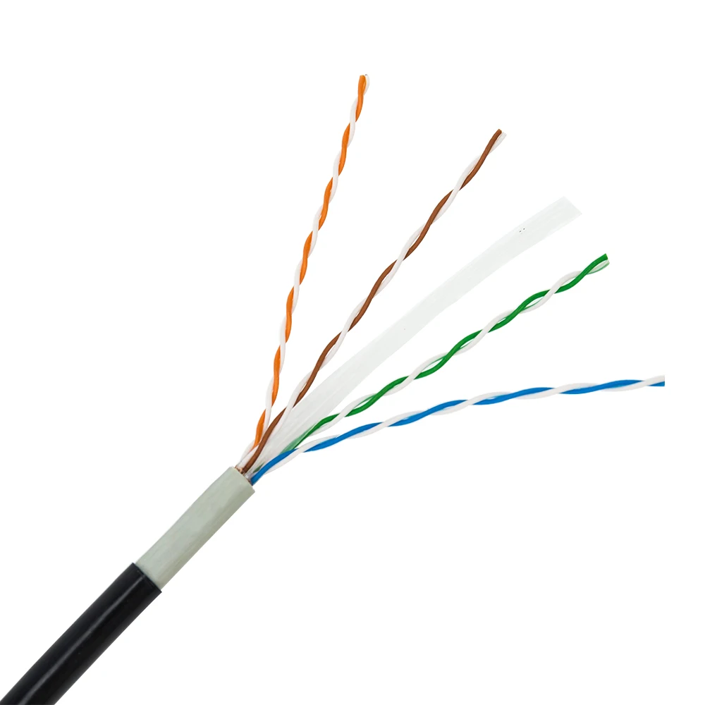 

High Speed Cat6a Cat6 Cat5e Outdoor Ethernet cable Lan Cable Twisted Pair Utp 23awg Bc Cca 1000ft Waterproof Cable