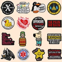 Parches geniales para perros en la ropa, parches bordados de dibujos animados mexicanos, insignias para coser, parche para planchar, accesorios de ropa DIY