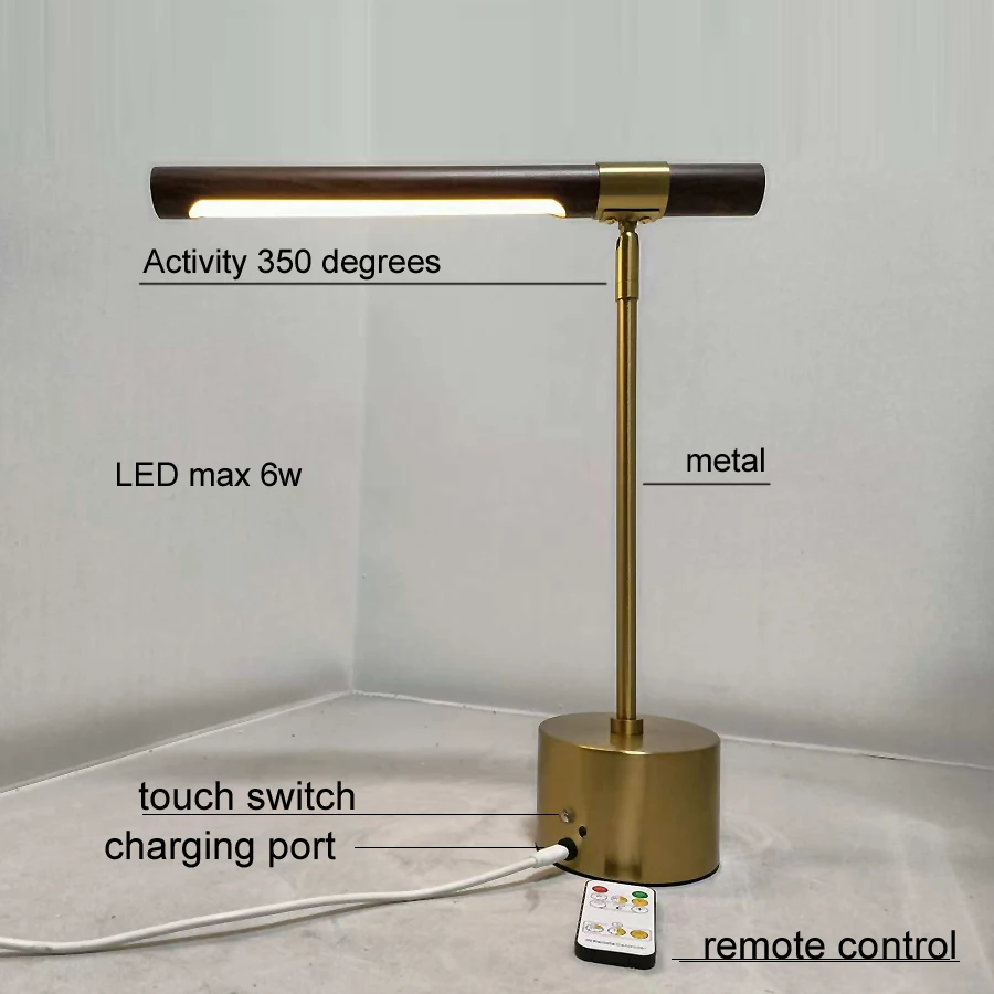 Factory direct supply designer table lamp touch table lamp cordless battery-powered table lamp C rechargeable table lamps