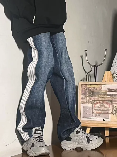 

A117 children handmade toy ID75 uf75 am77 YC76 80 uncle BJD Doll clothes stripe casual trousers pants 1pcs