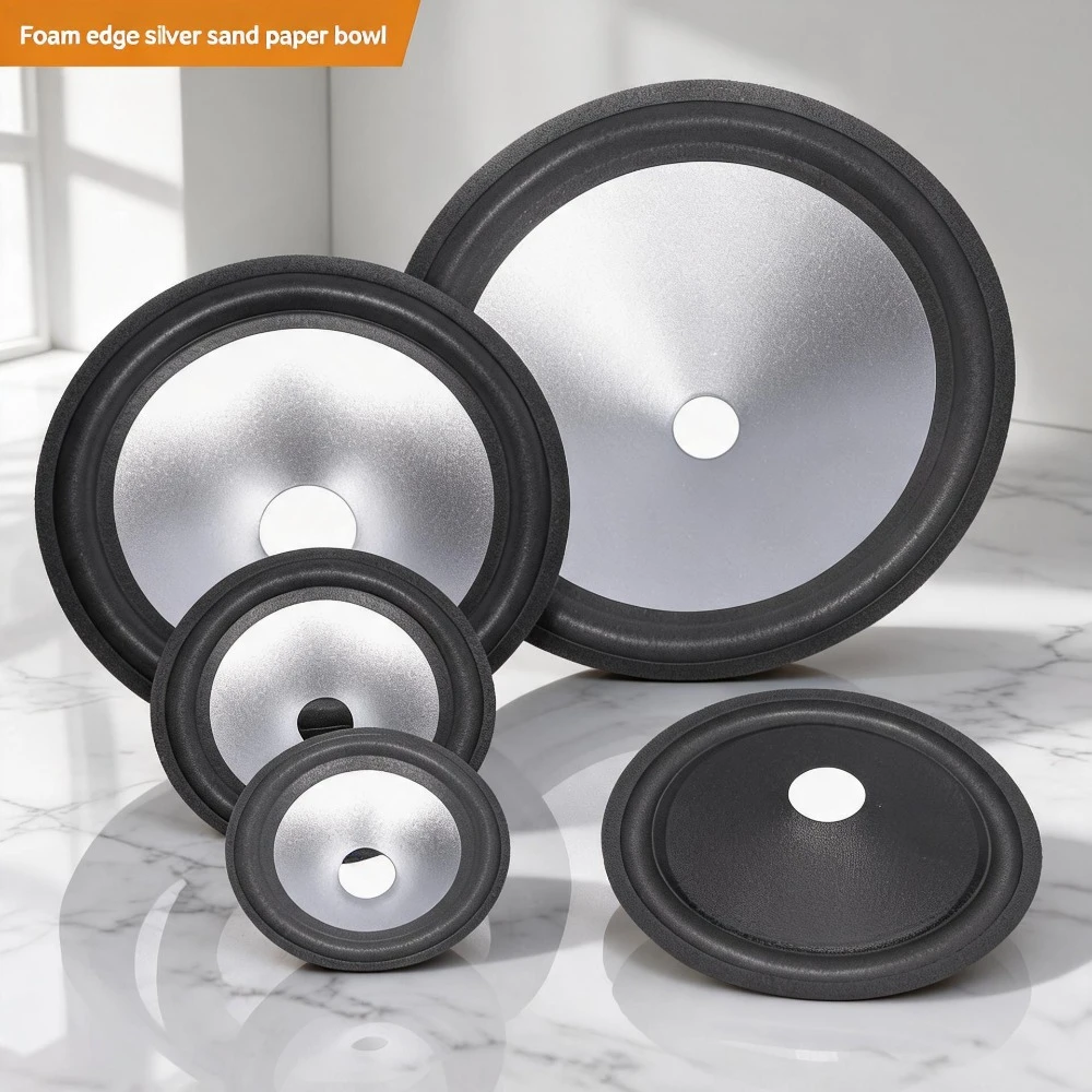 MW Audio 2PCS luidspreker papieren membraan 4"/5"/6.5"/8"/10", woofer reparatie membraan DIY onderdelen