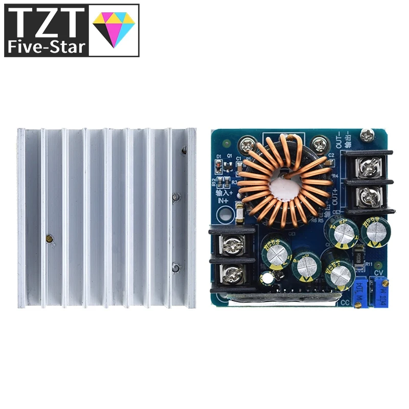 DC-DC 400W 15A Step Down Buck Converter DC 10V-60V To 0-45V Constant Voltage Constant Current Adjustable Power Supply Module
