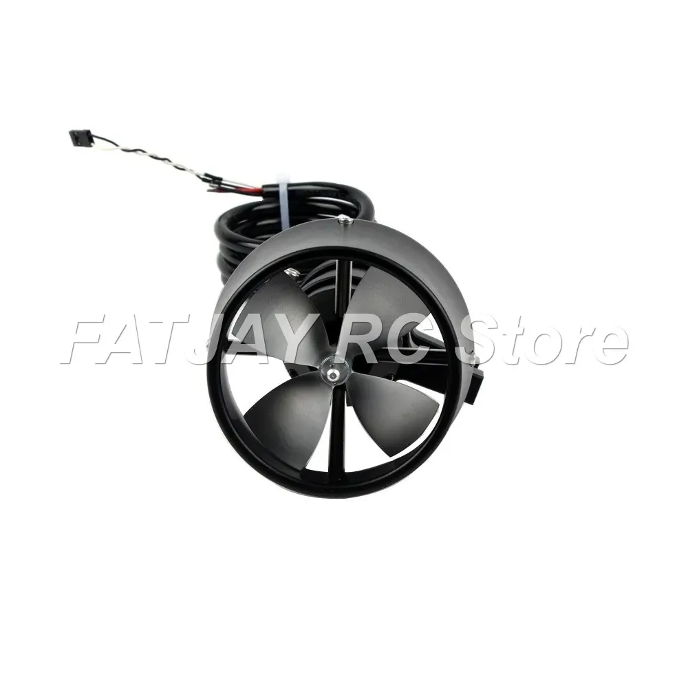 FATJAY KYI-8ET-MAX Dual Mounting Bases 9KG Thrust Underwater Thruster Brushless Waterproof Motor Built-in ESC for RC Boats