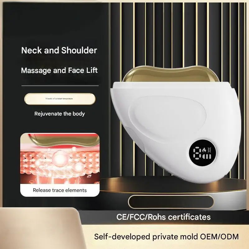 Electric Scraping Massage Tool Face Slim Guasha Massager Acupoint Anti Wrincle Tender Skin Care Vibrating Massager Gua Sha Board