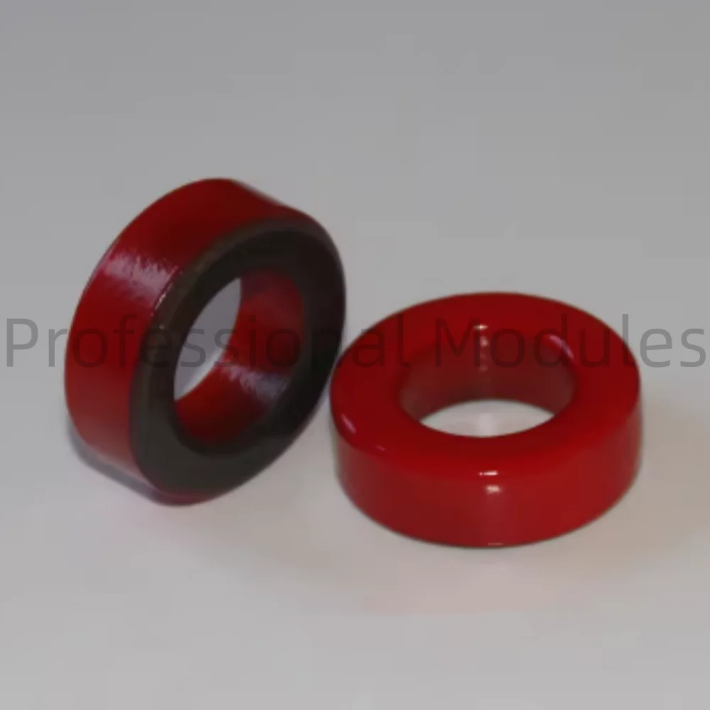 Image of 10 Stück T130-2 Eisen-Ferrit-Toroidkerne 33*20*11 mm für Induktoren, Eisenpulverkern, roter Ring, niedrige Permeabilität