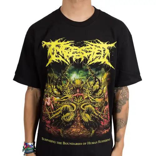 Retro Ingested Band Graphic Cotton T-shirt Unisex Summer Short Sleeve Fashion Brand Tee Luxury Casual Vintage Tees