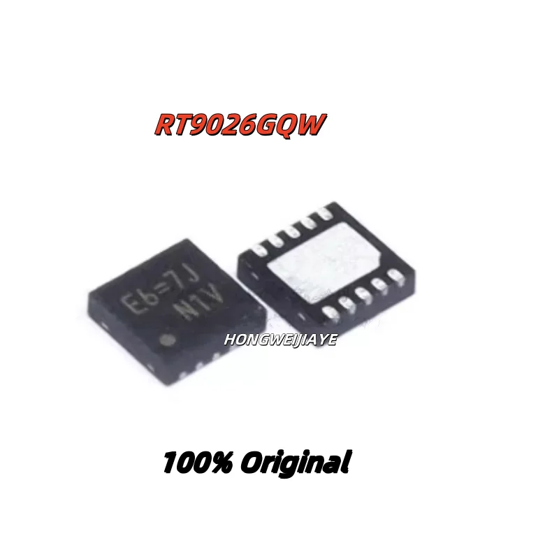 10PCS 100% New RT7276GQW 2C= RT8299ZQW 56= RT9026GQW E6= WDFN-10  Brand New Original Chips ic