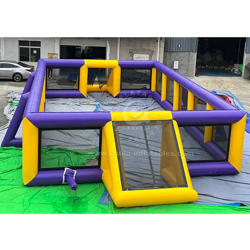 

Customized Inflatable Football Field Sport Soccer Game Pitch for Sale