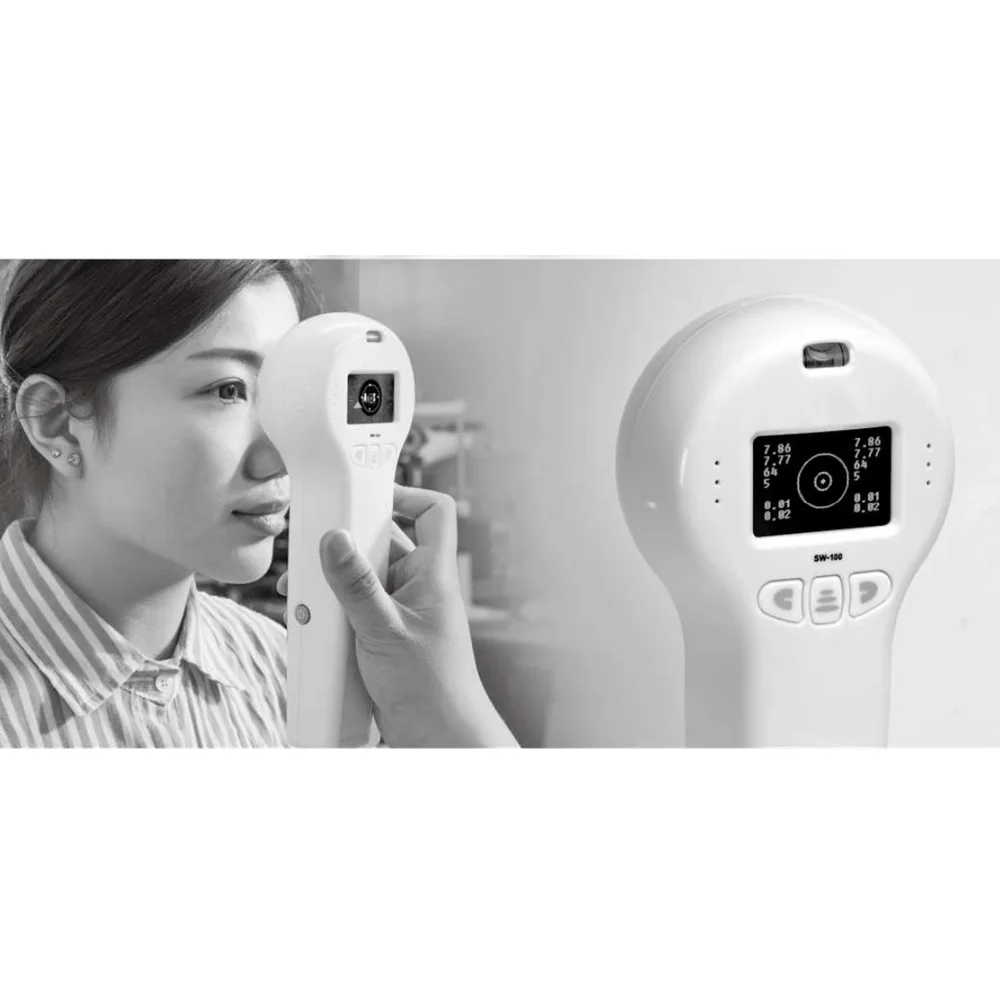 SW-100 Top Quality Ophthalmic Equipment Auto Portable Keratometer Handheld Auto Ref-Keratometer