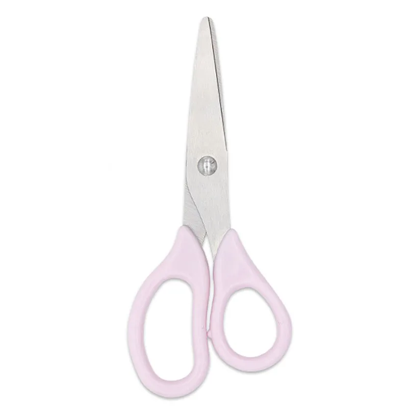 Children DIY Handmade Cuter Stainless Steel Round Head Blade Paper Cutting Tools Student Safety Household Scissor For Child