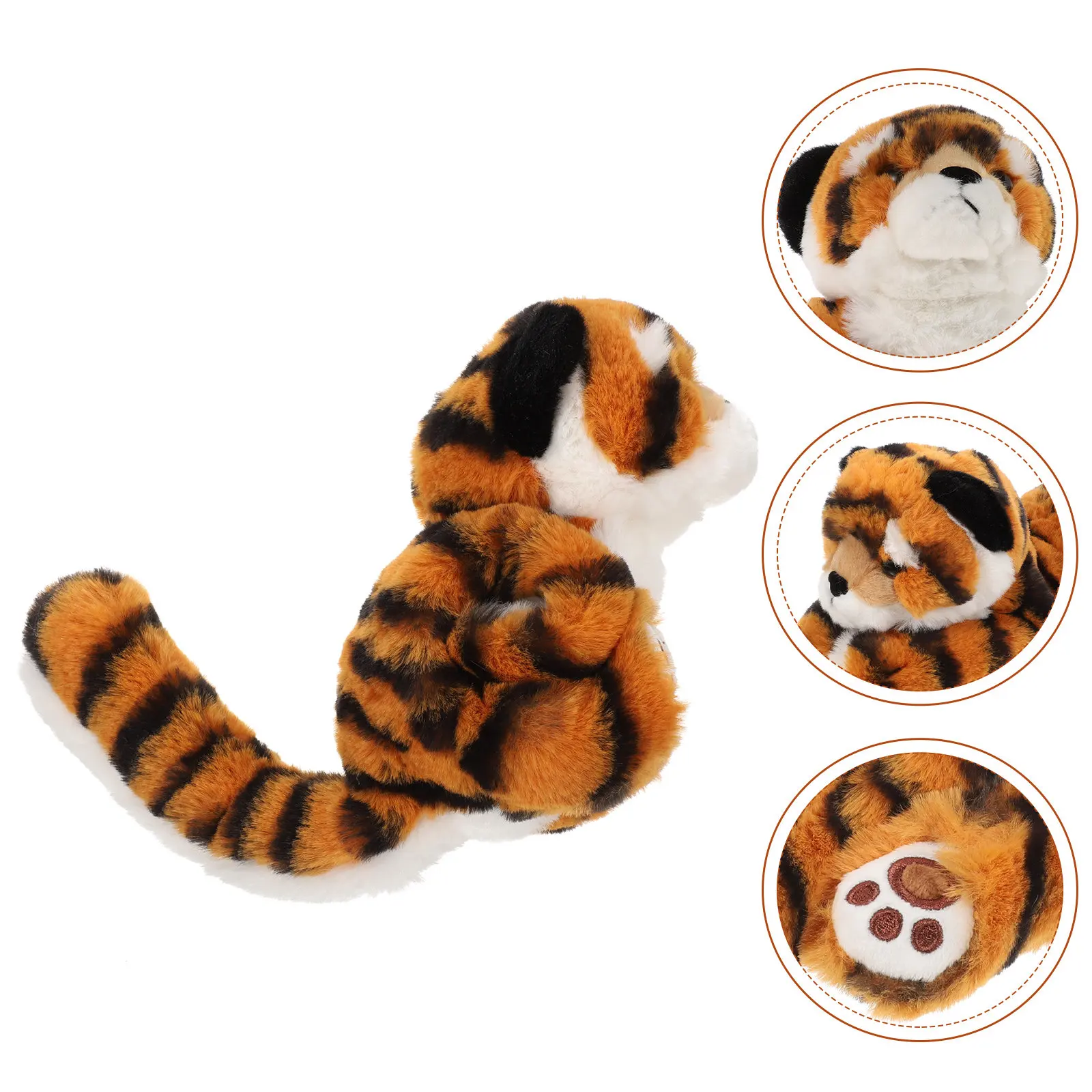 

Tiger Slap Bracelet for Kids Animal Snap Wristband Jungle Party Favors Christmas Stocking Stuffers Holiday Gift Bag Fillers