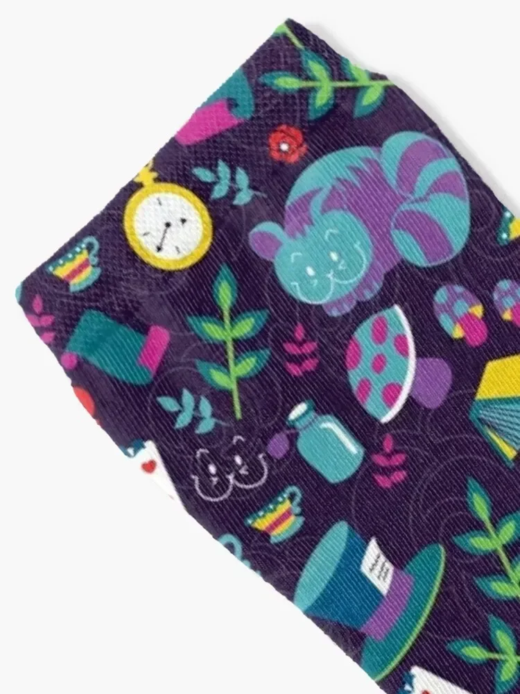 جوارب It is a Wonderland Socks المخصصة للرجبي جوارب للأولاد والأطفال للسيدات
