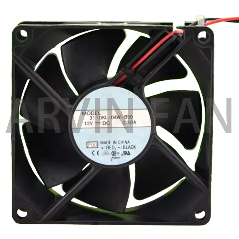 

3110KL-04W-B50 8025 12V0.30A 8 см материнская плата с двойными вентиляторами на шарикоподшипниках