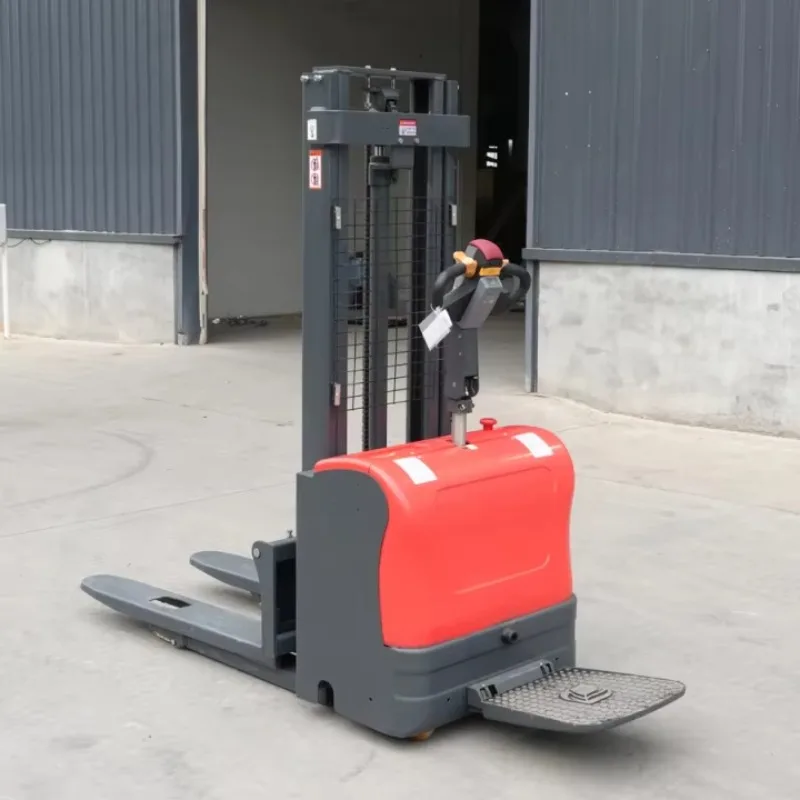 Ce Electric Pallet Stacker Hydraulic Stand-On Full Electric Stacker 2m 3m 4m 5m Chariot ElEvateur Manuel Pallet Lifter
