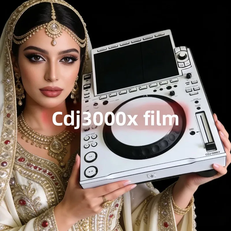 Pioneer CDJ-3000X Full Wrap Skin: Premium imported, scratch-resistant film. Customizable. (Deck not included).