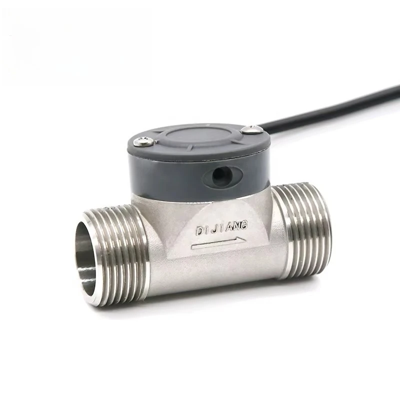 Spring Water Flow Sensor ZJSUS-DN25 20-280L/min 1'' BSP Stainless Steel Liquids Turbine Flow Meter for Industrial Water Plant
