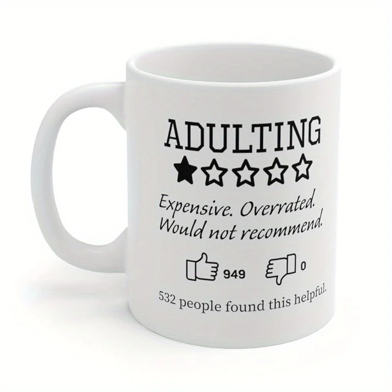 Would Not Recommend Ceramic Coffee Tea Mug Original Cup Funny Coffee Cups Cute Mugs Personalized Gift Drinkware Christmas Beer