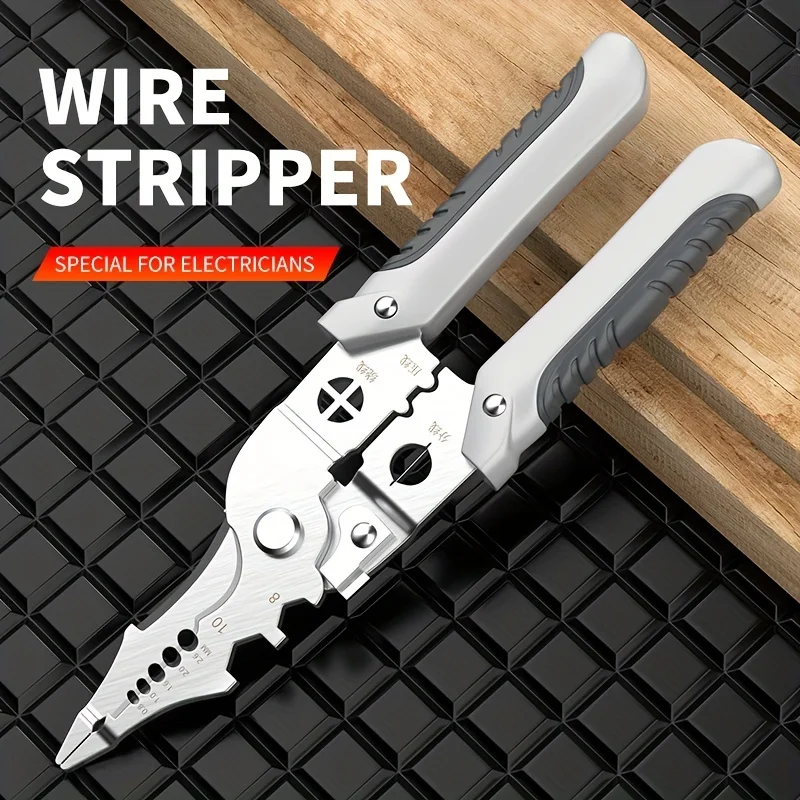 1pc Multifunctional Wire Strippers Electrician Crimping Wire Stripping Pliers Hardware Tools Universal Wire Cutting Pliers