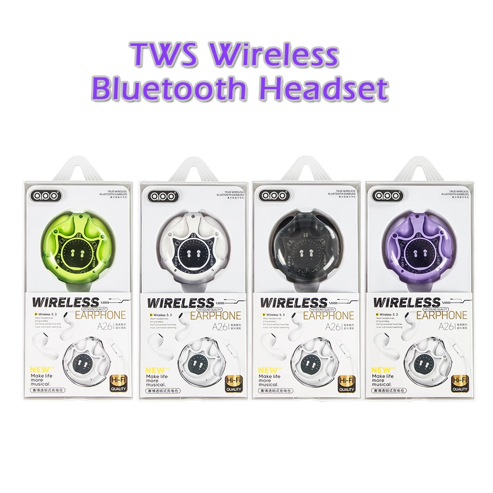 Auriculares inalámbricos Bluetooth TWS 5,3, auriculares deportivos para juegos, auriculares con reducción de ruido, Control táctil de graves para teléfonos