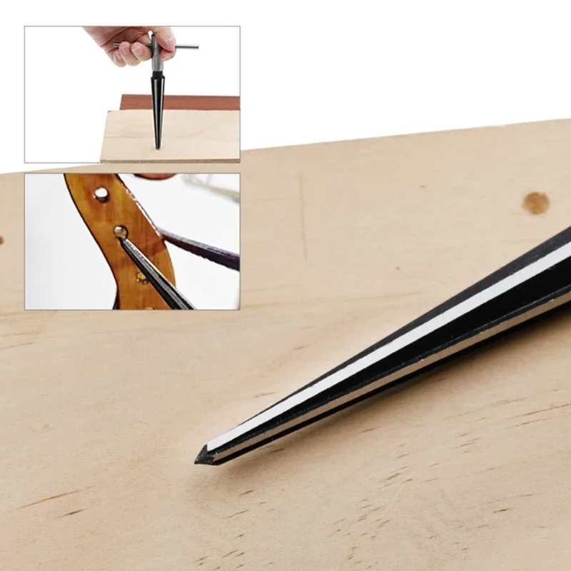 Mũi doa côn tay cầm hình chữ T Mũi doa côn có thể tháo rời với chuôi lục giác 1/4 inch Công cụ doa 3-13mm & 5-16mm