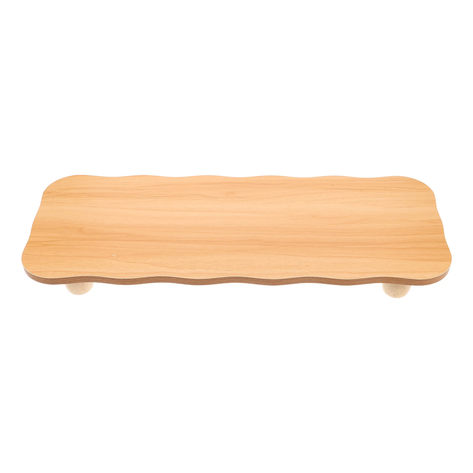 

Computer Stand Monitor Riser for Desk Risers Monitors Shelf Bamboo Desktop Wooden