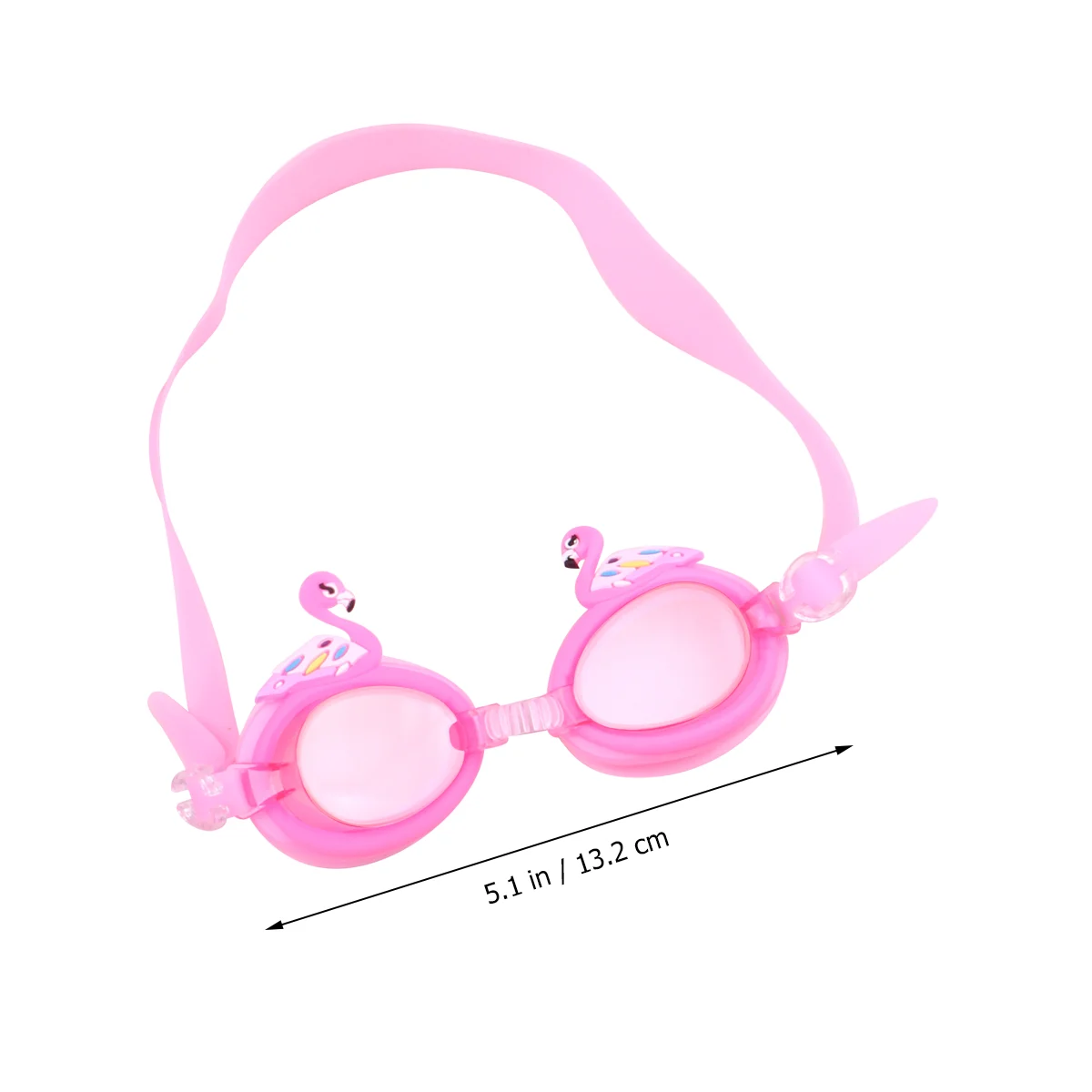 Beach Pool Accessories Eye Glasses Anti-Fog Swimming Swan Decorative Kids Eyewear Goggles Adjustable Water Proof Cartoon