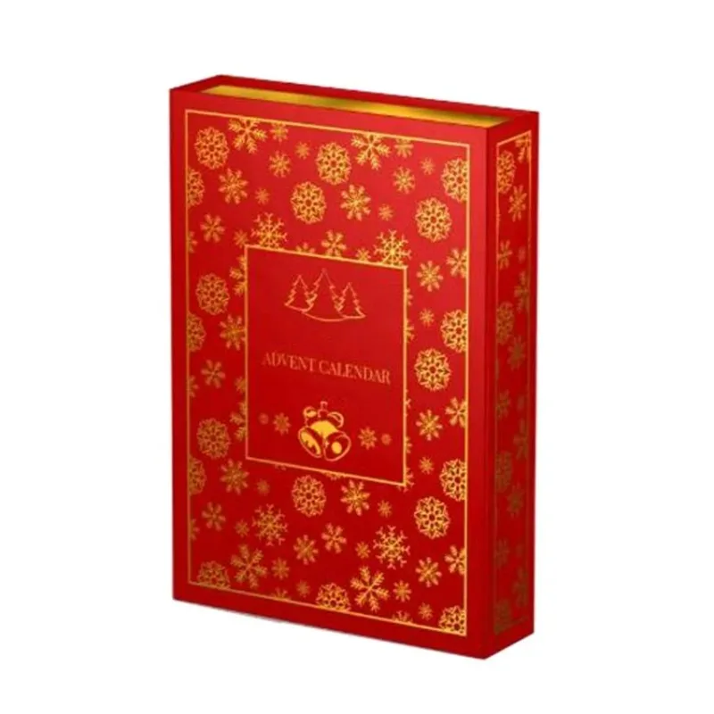 Customized queryManufacture Wholesale Customized Printed Cardboard Magnetic Christmas Beauty Advent Calendar Packaging Box
