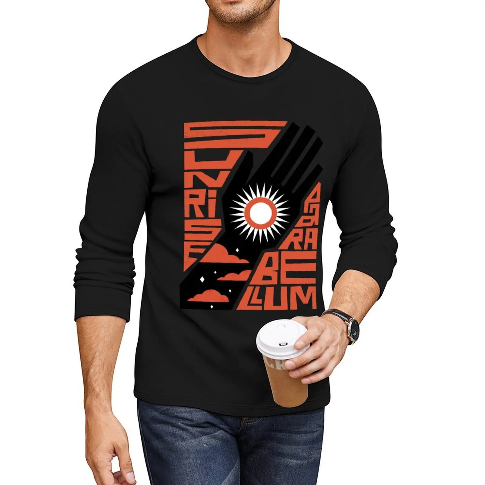 

Sunrise Parabellum Long T-Shirt customized t shirts sweat shirts men workout shirt