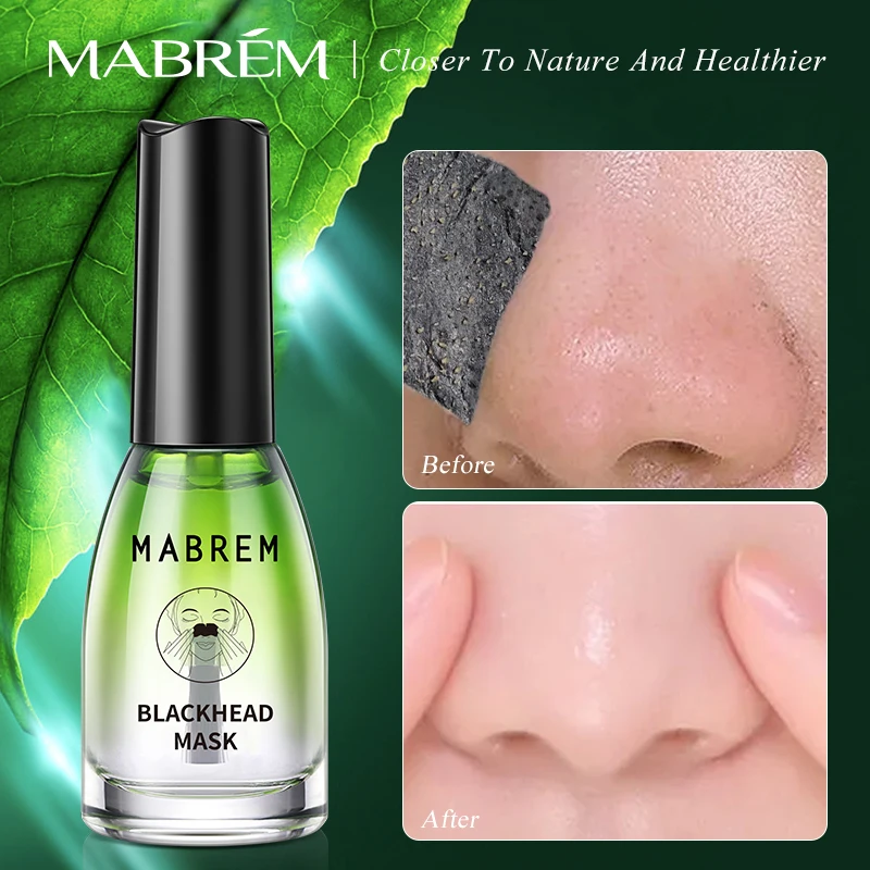 

MABREM Blackhead Remover Nose Mask Smooth Skin Pore Shrink Strip Black Mask Peeling Deep Clean Softening Cuticle Oil Control