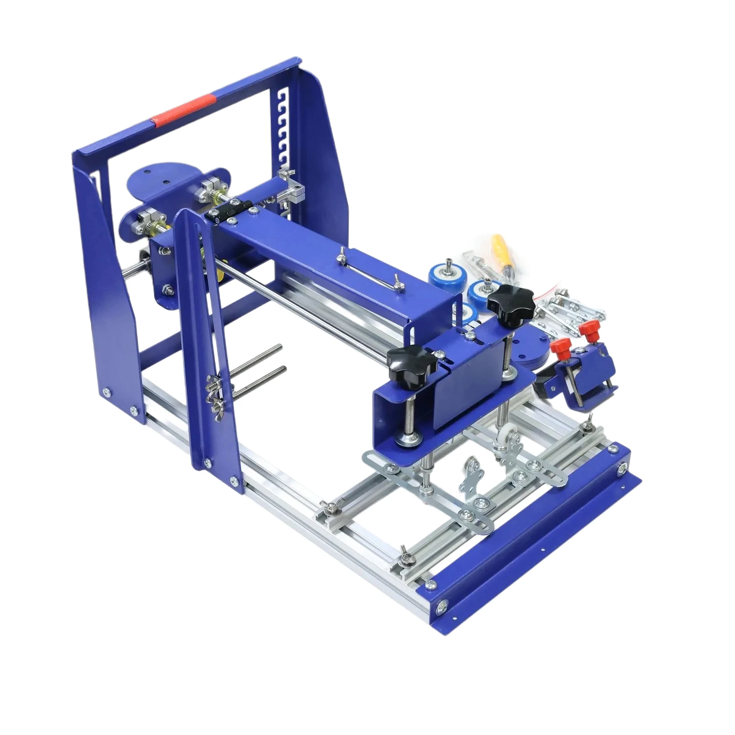 

DL-qm-001 Manual cylindrical curved screen printing machine for plastic paper cup/milk tea cup/bottle/jar/cup