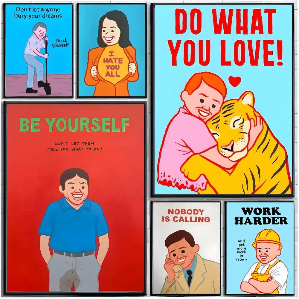 artist illustration Joan Cornella Poster Modern Wall Art Home Decor Living Room Decorative Print Unframed