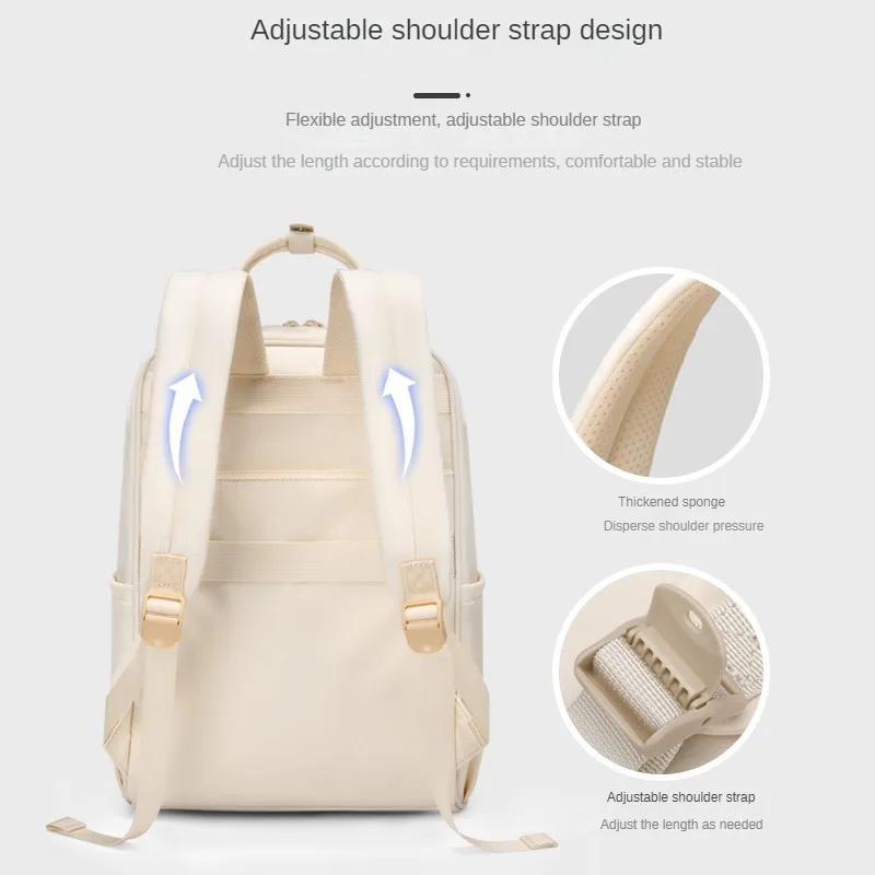 VNINE-mochila de gran capacidad para mujer, morral para estudiantes de secundaria, alta belleza, para ordenador, 2024