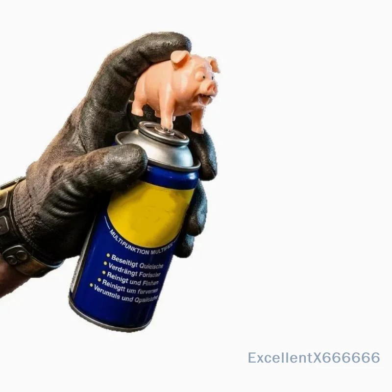 3D Printed Spray Nozzle Attachment,Funny Prank Cute Pig Spray, Compatible With Multiple Common Aerosol Valves