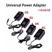 12 Volt Power Supply Transformer AC110-240V To DC 12V 1A 2A 3A Universal Power Adapter EU US UK AU Plug Transformer LED Driver