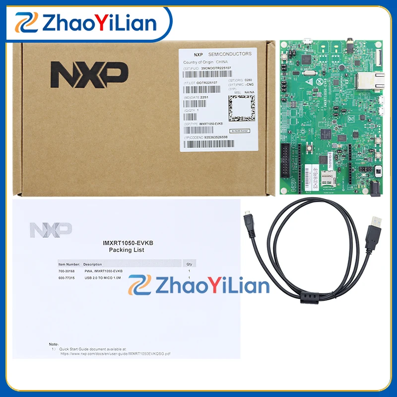 For IMXRT1050-EVKB i.MX RT1050 MCU Evaluation Board With Ethernet CAN FD OpenSDA Debugger
