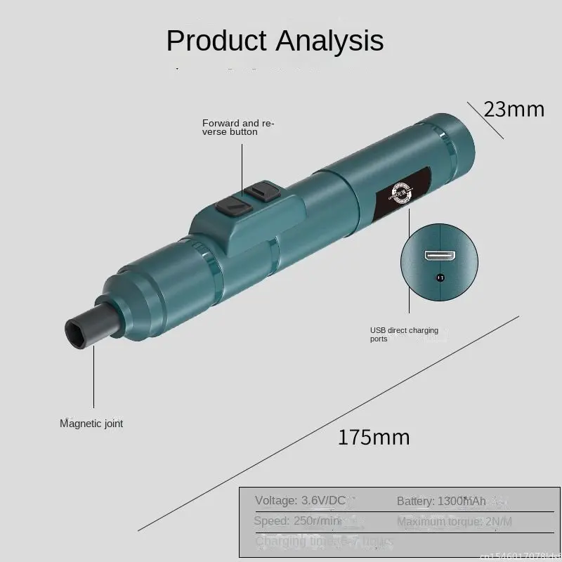 Youpin LONGSA TOOLS Mini Electric Hand Drill Wireless Rechargeable Electric Screwdrivers Drill Bits Home Repair Power Tools