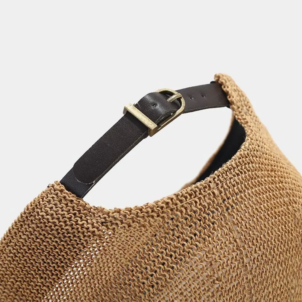 

Fashion Adjustable Summer Sun Hats Breathable UV Protection Baseball Hats Straw Beach Hats For Women