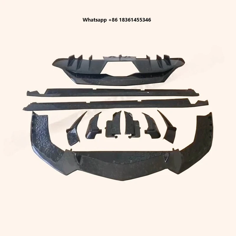 For  LP740 Aventador Carbon Fiber Aero Kits 10pcs FL/SS/DIF/CA