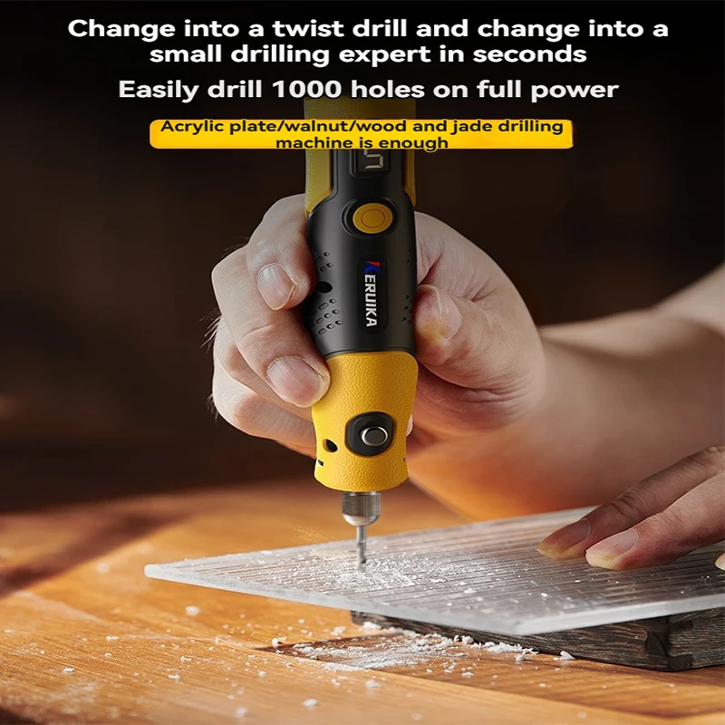 Carving electric grinder, hand-held electric small cutting machine, artifact, wood carving, nuclear carving, jade polishing tool