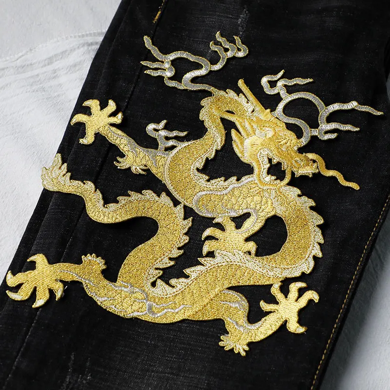 Dragon folk style large cloth patch Chinese style clothes decoration