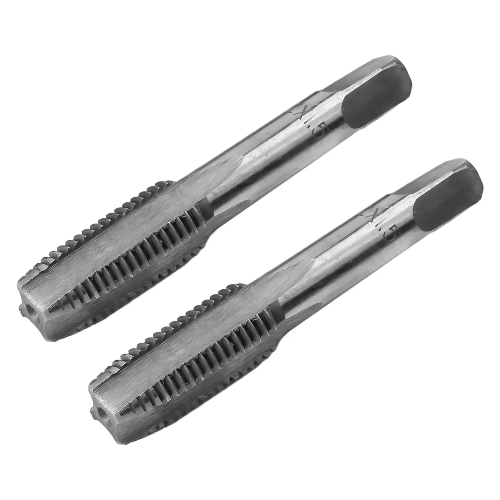 2PCS  HSS 12mm*1.5 Metric Taper & Plug Tap Right Hand Thread M12*1.5mm Pitch Thread Metric Plug Drill Bits Cutting Tools