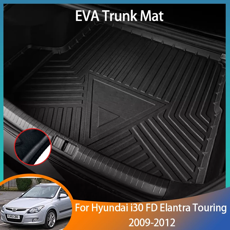 

Для Hyundai i30 FD Elantra Touring 2009 2010 2011 2012 автомобильные аксессуары коврик в багажник из ЭВА напольный поднос вкладыш грузовой багажник Carpe водонепроницаемый