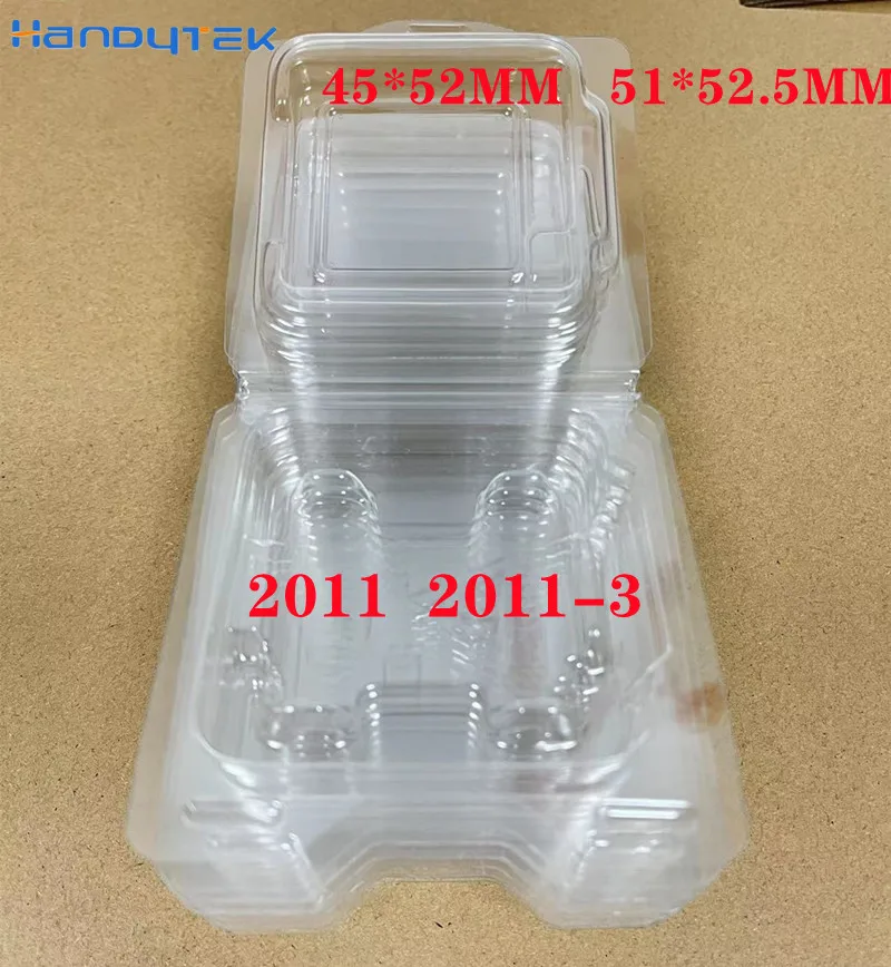 5 stücke lagerung Boxen Fall CPU Box Kunststoff Schutz Für Intel 2011 2011-3 größe 45*52,5 m 51*52,5 MM IC Chipset Transparent Box