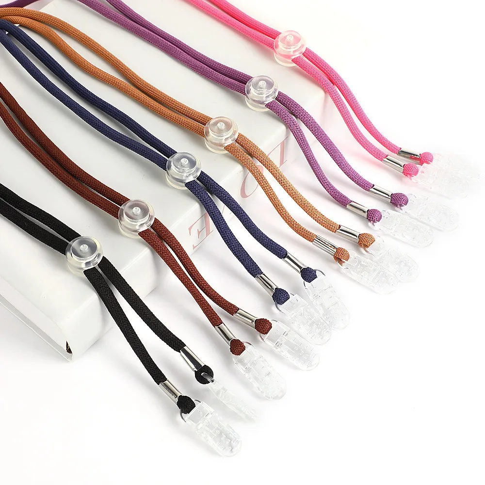 Portable Anti-lost Windproof Hat Strap Adjustable with Clips Hat Wind Rope Multifunctional Hat Retainer Hat