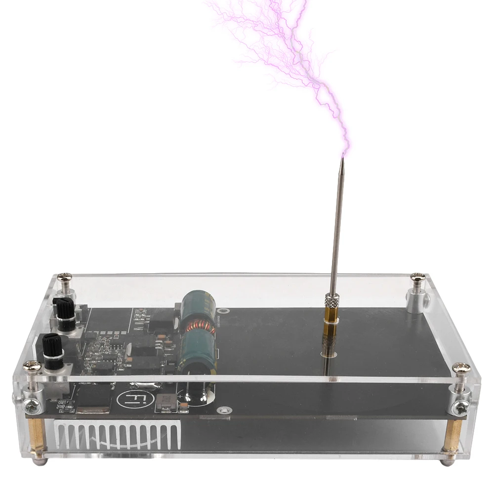 ลำโพงพลาสม่าแบบม้วนขดลวดเทสลามินิอุปกรณ์ทดลองส่งสัญญาณไร้สายวิทยาศาสตร์และการศึกษา